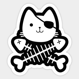 cat lover who loves funny Sticker